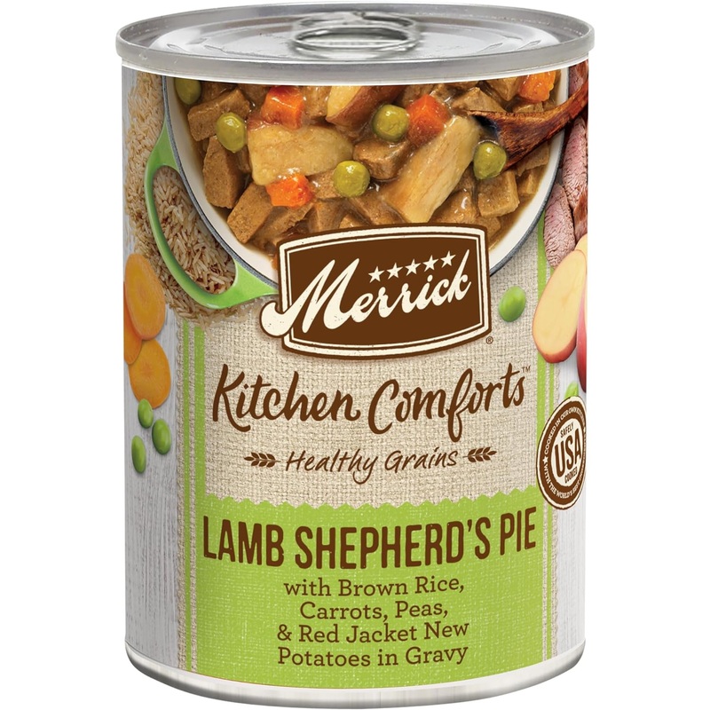 Merrick Kitchen Comforts Lamb & Rice Wet Dog Food, 12.7-oz can, case of 12