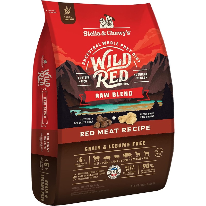 Stella & Chewy’s Wild Red Raw Coated Kibble Grain-Free Red Meat Recipe Dry Dog Food