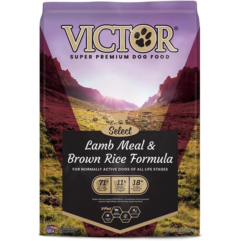 VICTOR Select Lamb Meal & Brown Rice Dry Dog Food