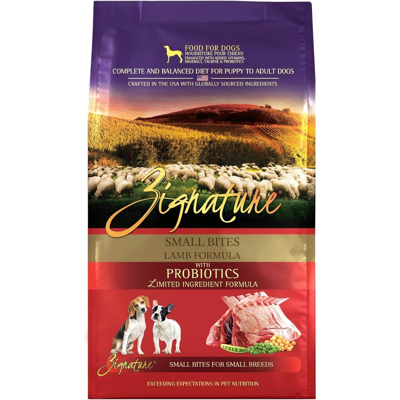 Zignature Lamb Formula Small Bites Dry Dog Food