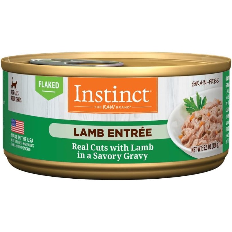Instinct Lamb Entree Grain-Free Flaked Wet Cat Food
