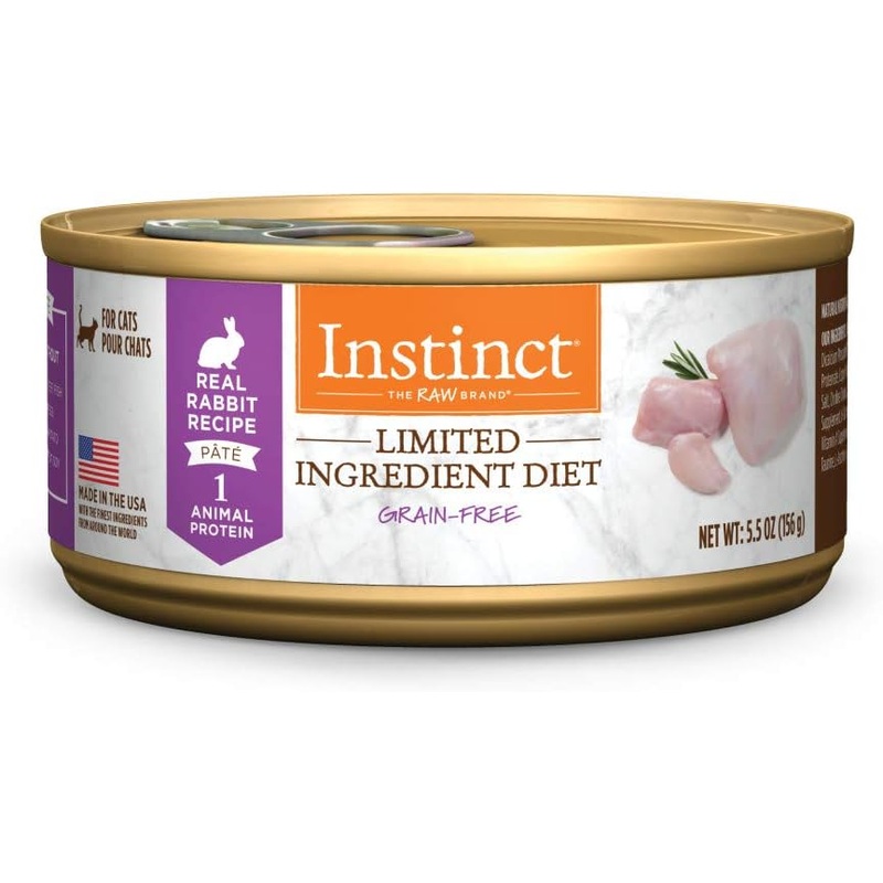 Instinct Limited Ingredient Diet Real Rabbit Recipe Grain-Free Pate Wet Cat Food