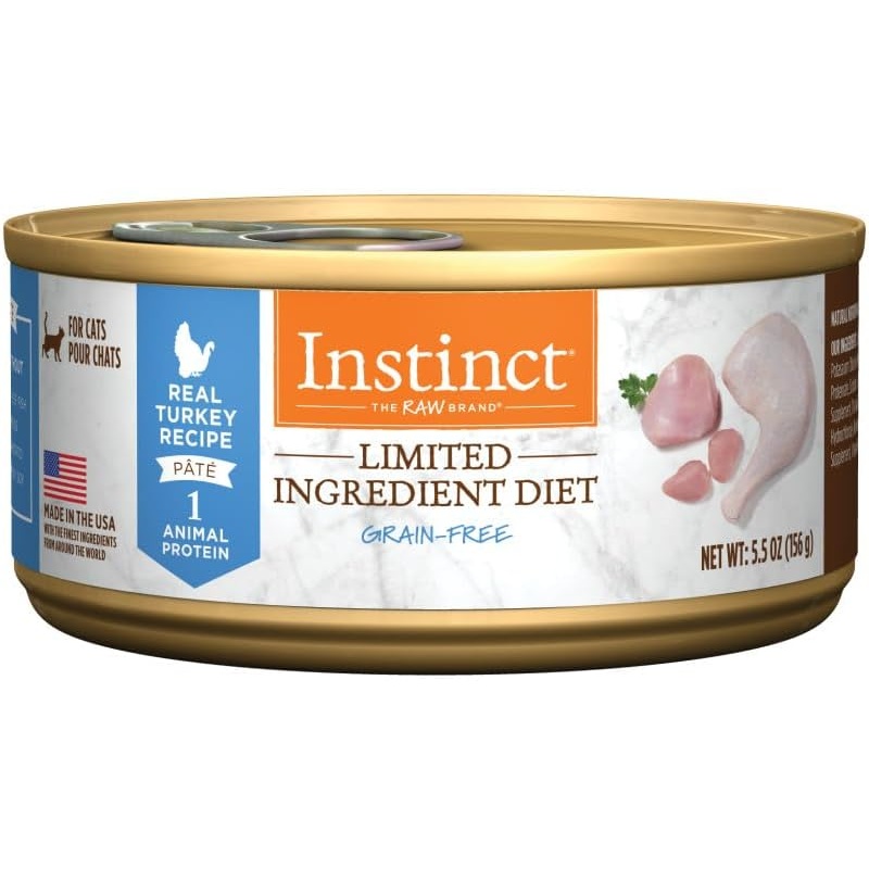 Instinct Limited Ingredient Diet Real Turkey Recipe Grain-Free Pate Wet Cat Food