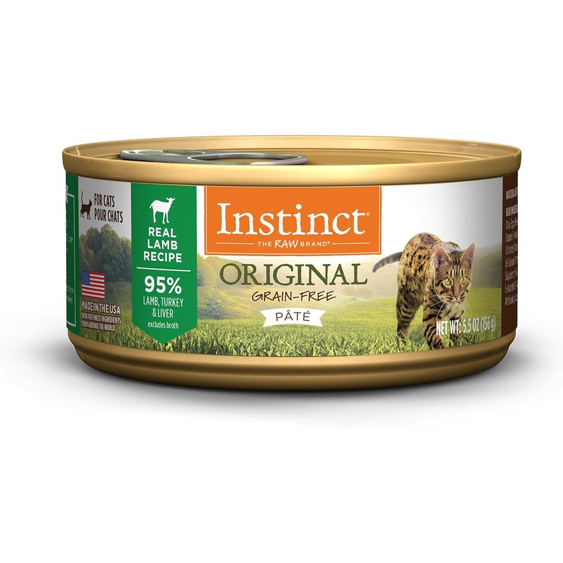 Instinct Original Real Lamb Recipe Grain-Free Pate Wet Cat Food