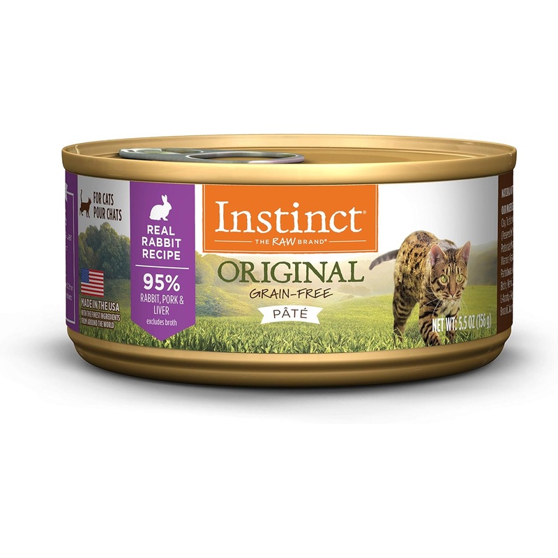 Instinct Original Real Rabbit Recipe Grain-Free Pate Wet Cat Food