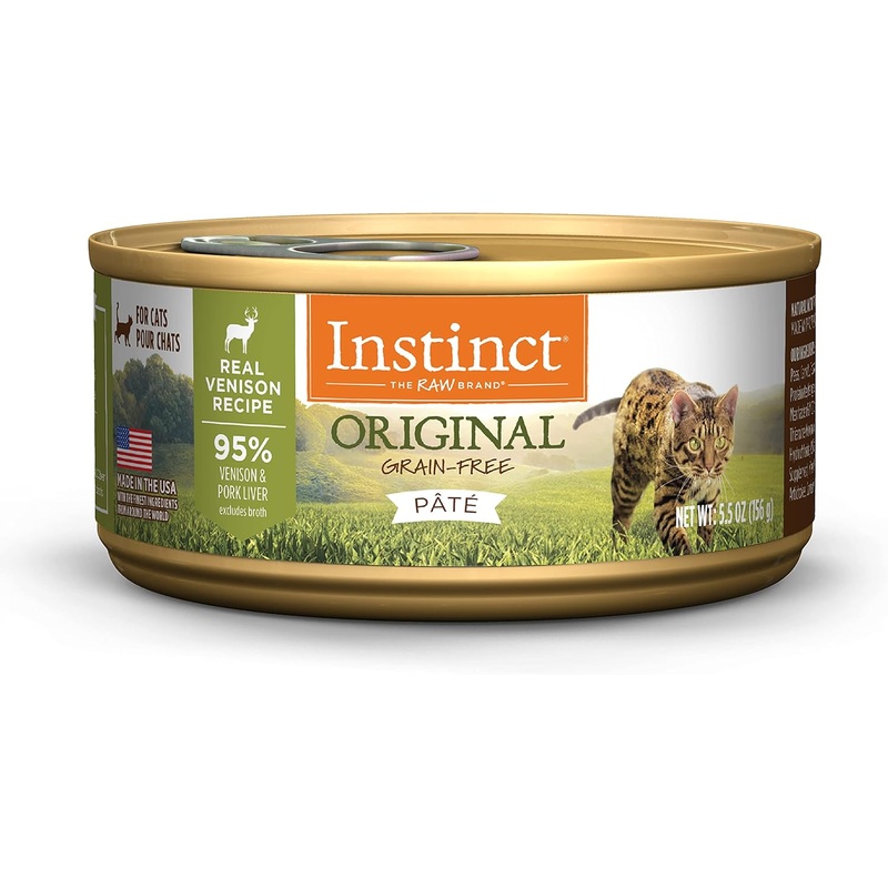 Instinct Original Real Venison Recipe Grain-Free Pate Wet Cat Food