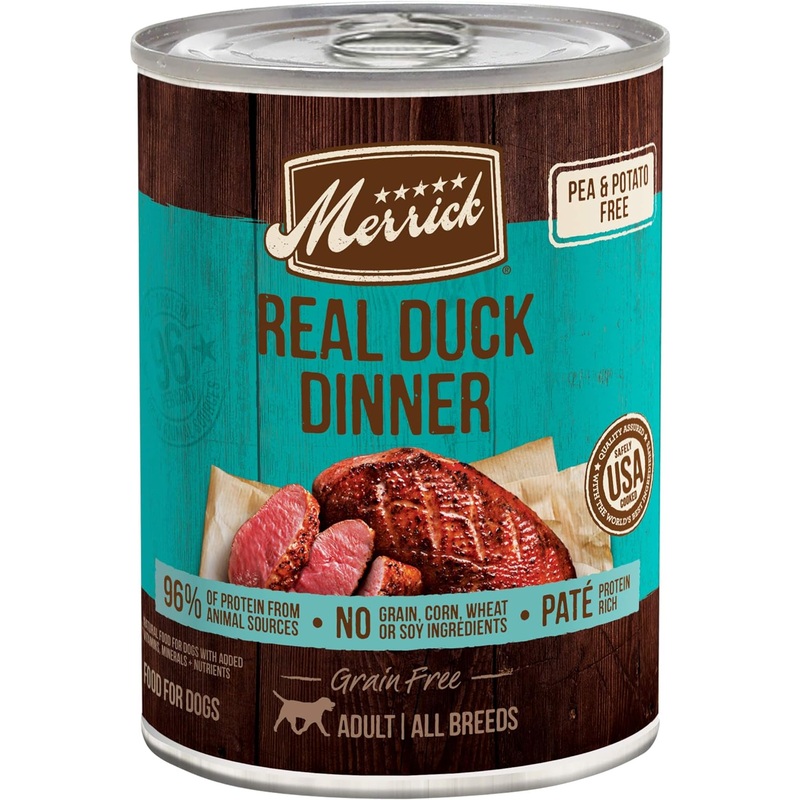 Merrick Grain-Free Real Duck Dinner Canned Dog Food