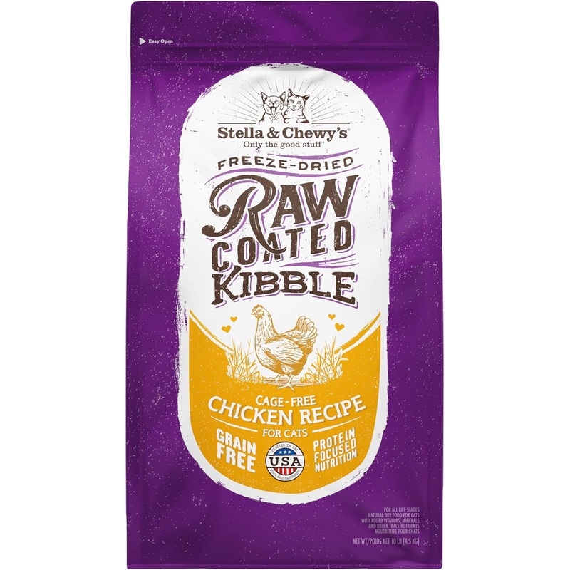 Stella & Chewy’s Chicken Flavored Raw Coated Cage Free Dry Cat Food