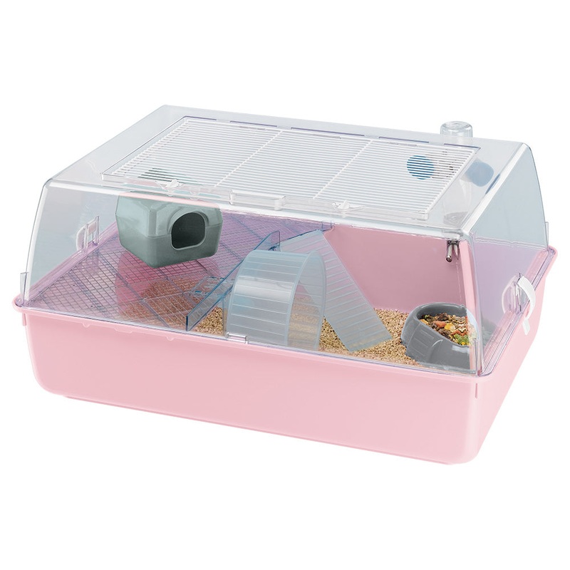 MINI DUNA HAMSTER|Pink|White