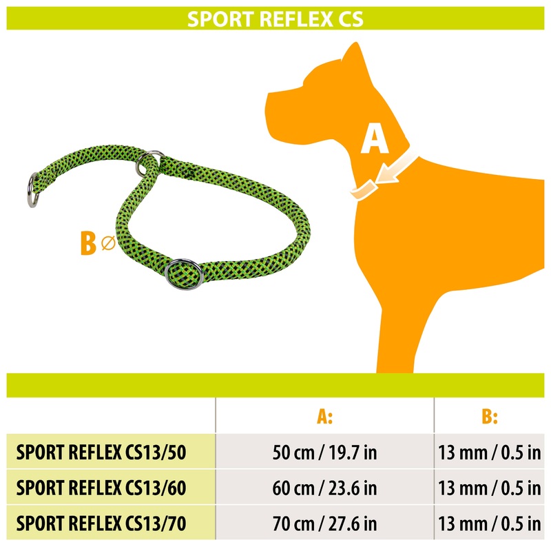 SPORT REFLEX CS|13/50|13/60|13/70|Black|Acid green|Orange