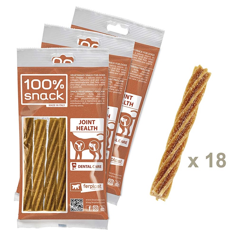 100% SNACK STICKS – FUSILLI OVOPET