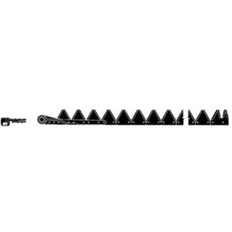 RIVETED 9′ HAY MOWER KNIFE FOR CASE IH  – REPLACES 540605R92 – UNDER SERRATED SECTIONS