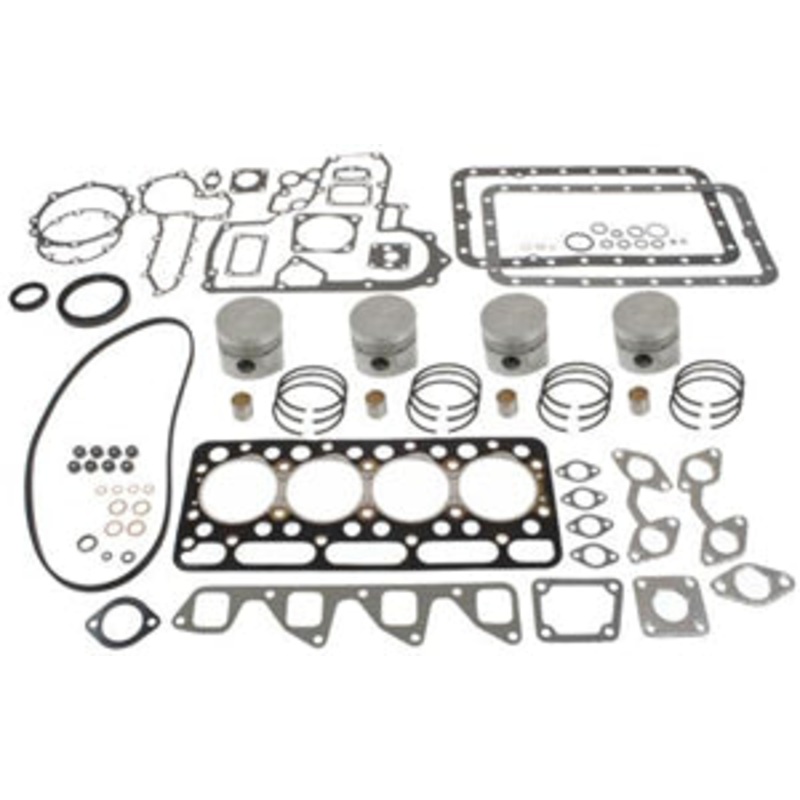 BASIC ENGINE KIT. CONTAINS STANDARD PISTON, RINGS, PISTON PIN, PIN RETAINERS, ROD BUSHING, AND GASKETS