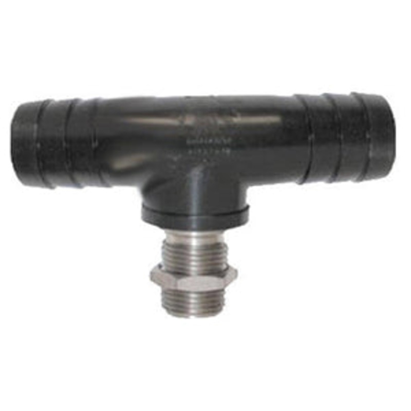 TEEJET DOUBLE BARB NOZZLE BODY – 1 HOSE – CELCON SHANK / STAINLESS THREAD