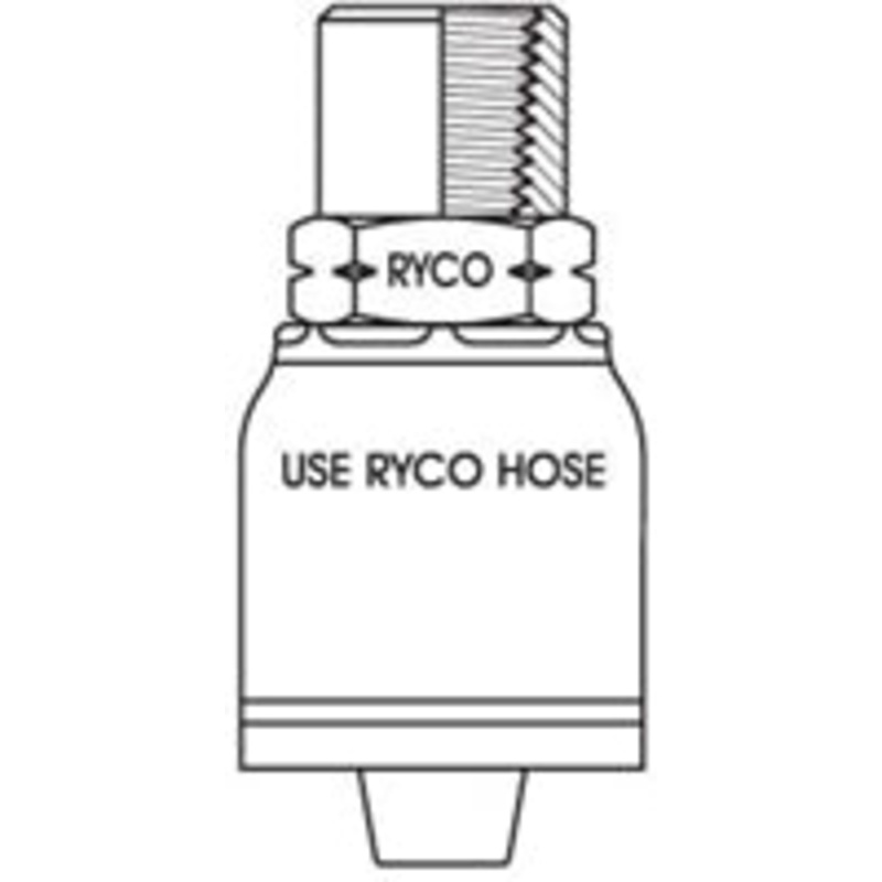NPSM FEMALE WITH 3/8 INCH THREAD FOR 1/4 INCH HOSE