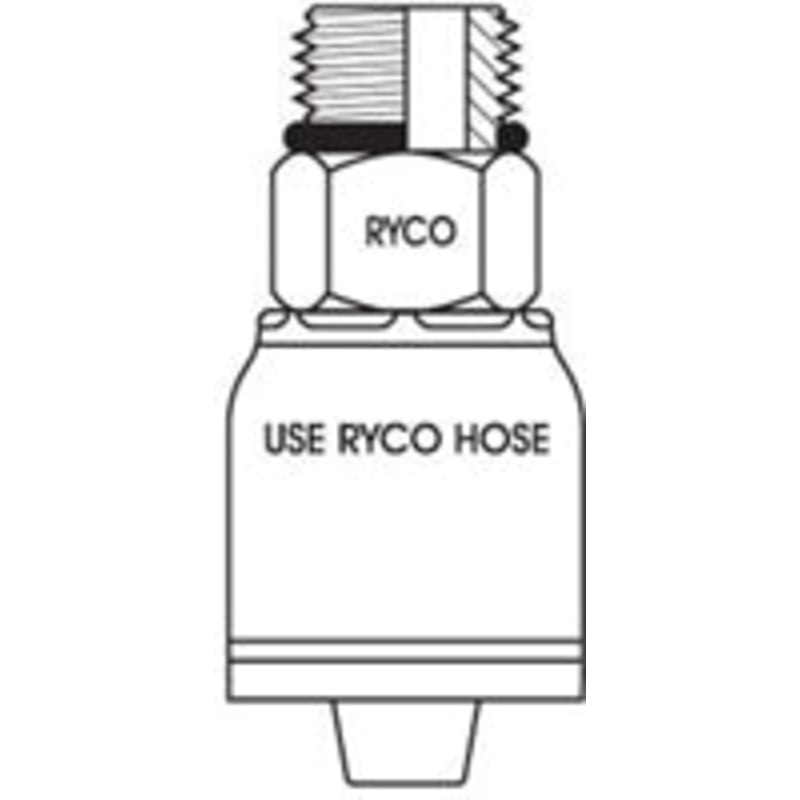 UN O-RING MALE WITH 1-5/16 INCH THREAD FOR 1 INCH HOSE
