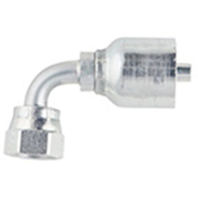 1/4 INCH HOSE X 13/16 ORFS FEMALE ELBOW – 90 SWIVEL