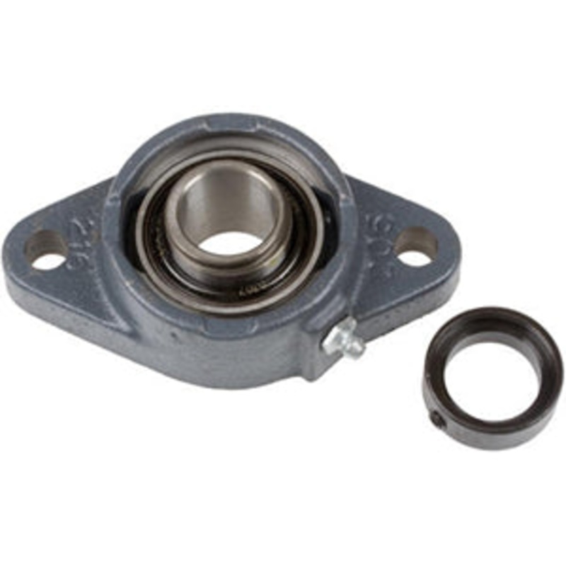 7/8 2 HOLE CAST IRON FLANGED BEARING – WITH ECCENTRIC LOCKING COLLAR