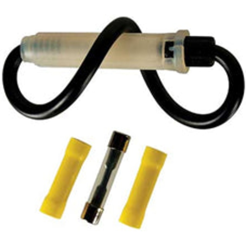 FUSE HOLDER GLASS 10G WITH 30 AMP FUSE