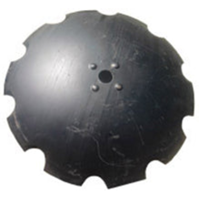 28 INCH X 8 MM NOTCHED DISC BLADE WITH 1-5/8 INCH ROUND AXLE