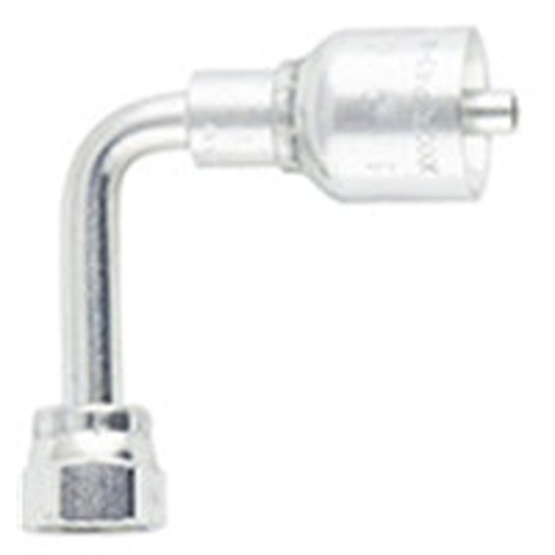 3/8 INCH HOSE X 11/16 ORFS FEMALE ELBOW – 90 SWIVEL