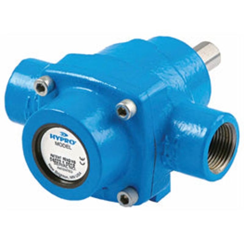 HYPRO 4 ROLLER CAST IRON PUMP – REVERSE ROTATION – 5/8 SOLID SHAFT