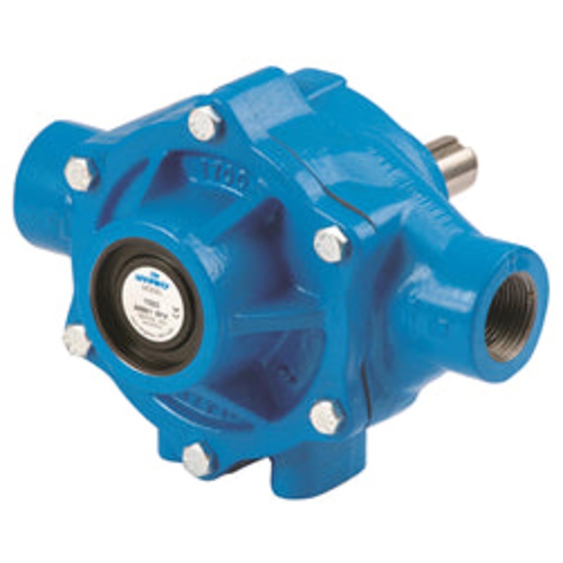 HYPRO CAST IRON 5 ROLLER PUMP – 15/16 SOLID SHAFT – REVERSE ROTATION
