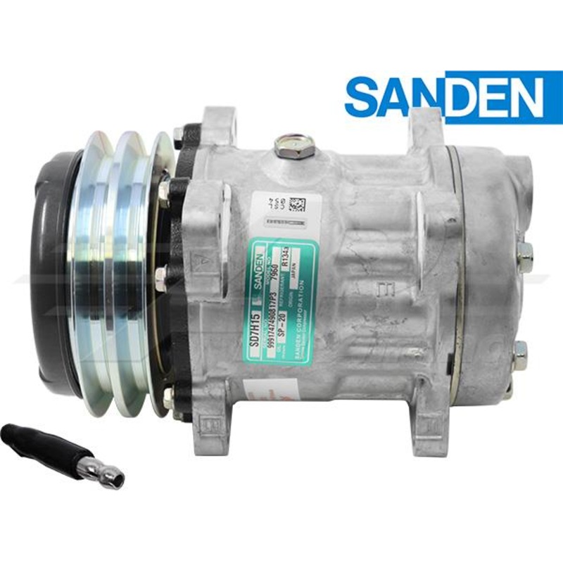 Sanden SD7H15, 5 1/4 2 Groove Clutch for Massey Ferguson 3763384M91