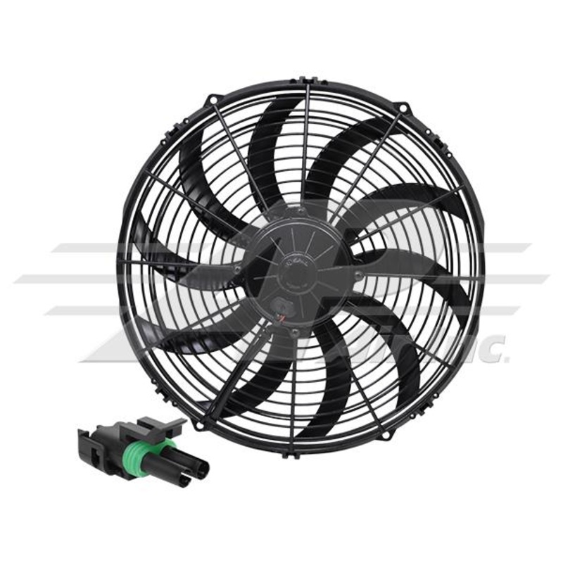 Condenser Fan Assembly, Puller, Curved Blade for Case IH & Ford/New Holland