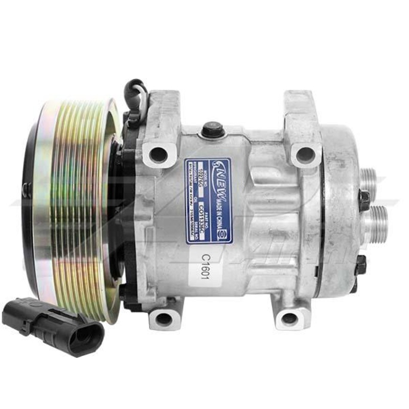 Sanden SD7H15Shd, 6 8 Groove Clutch, 12V for Ford/New Holland & Case IH