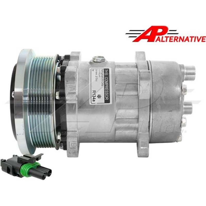 Alternative Compressor SD7H15 – 133Mm, 8 Groove Clutch 12V for Ford/New Holland
