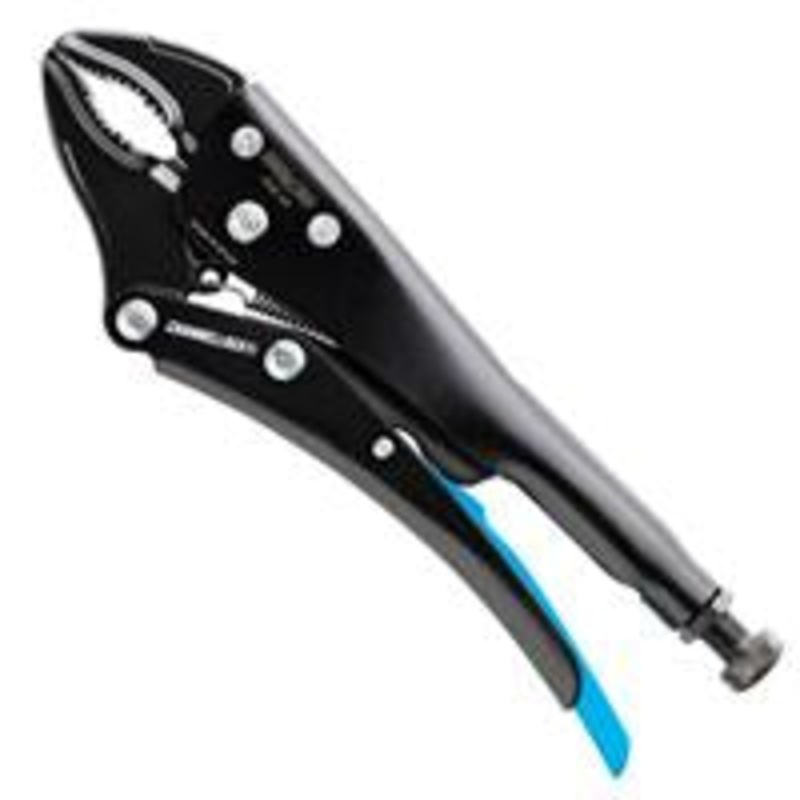 10 LOCKING PLIERS, CURVED JAW