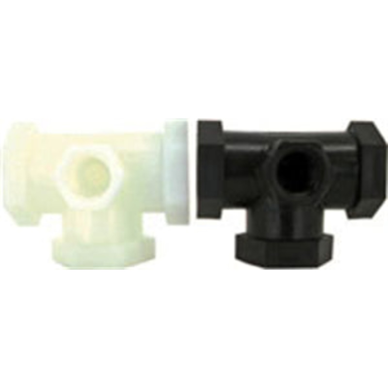 3/4 INCH X 1/4 INCH FNPT X FNPT  POLY GAUGE TEE