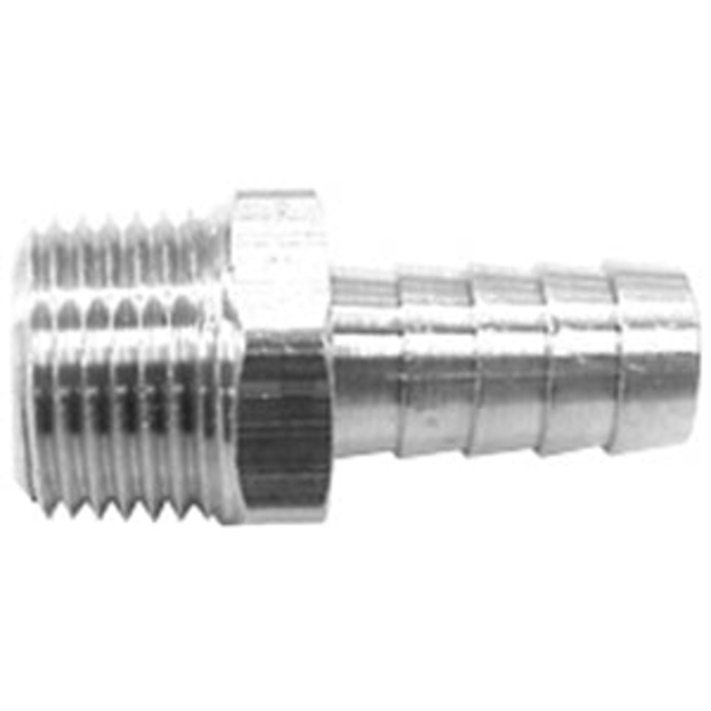 3/4 INCH X 5/8 INCH MNPT X HOSE BARB  STEEL