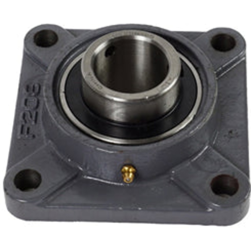 4 HOLE CAST IRON FLANGE WITH 1-9/16 BEARING – SET SCREW LOCK