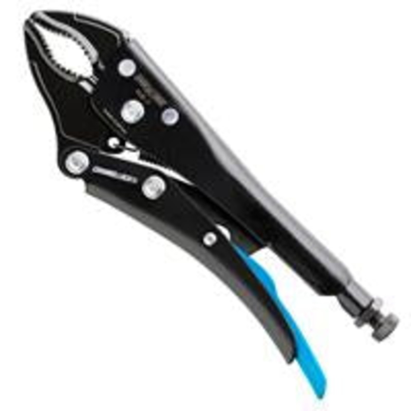 7 LOCKING PLIERS, CURVED JAW