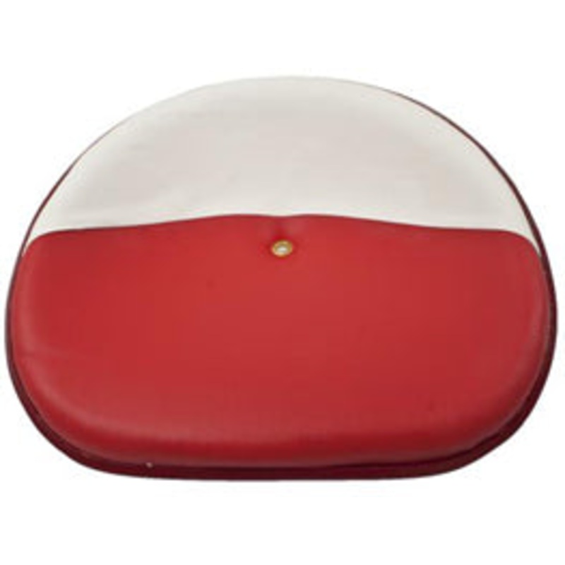 Cushioned Pan Seat for Farmall & International – Red & White, 357518R91